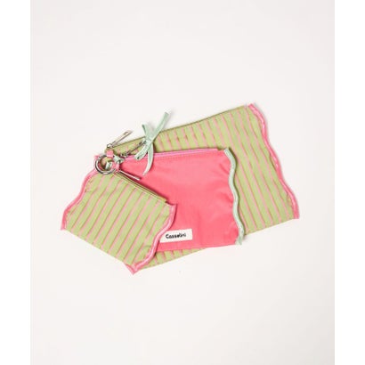 CASSELINI×EM 3SET ポーチ （LIME）｜詳細画像