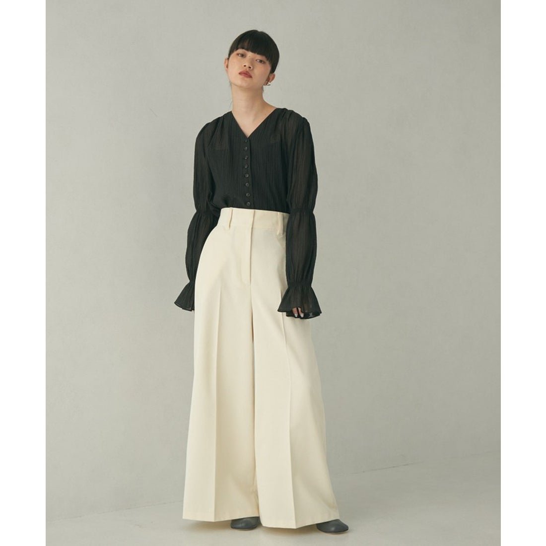 EMMEL REFINES＞EM コーデュロイ ワイドパンツ - ファッション通販 