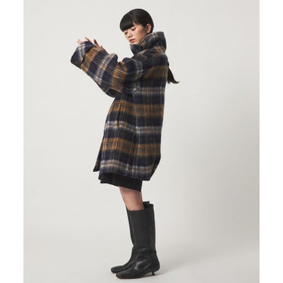 EM シャギーCHK MID CT （NAVY）｜詳細画像