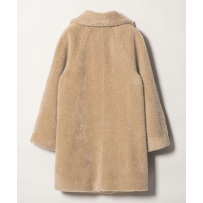 EM W/BTN Aライン F/FUR CT （BEIGE）｜詳細画像
