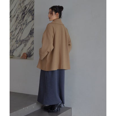 EM ショールカラー W/BTN CT （BEIGE）｜詳細画像