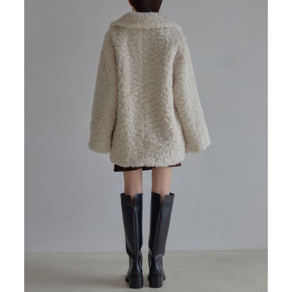 エメル リファインズ EMMEL REFINES EM curly boa MID CT （BEIGE）｜詳細画像