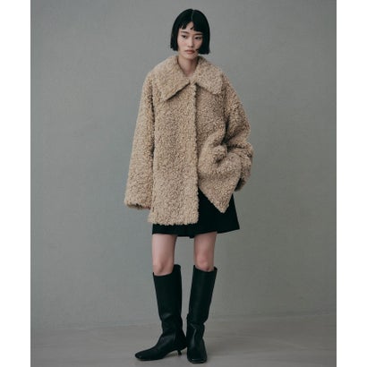 エメル リファインズ EMMEL REFINES EM curly boa MID CT （BEIGE）｜詳細画像