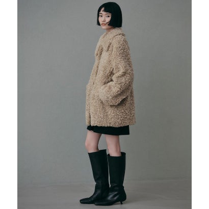 エメル リファインズ EMMEL REFINES EM curly boa MID CT （BEIGE）｜詳細画像