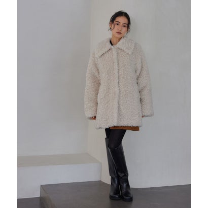 エメル リファインズ EMMEL REFINES EM curly boa MID CT （BEIGE）｜詳細画像