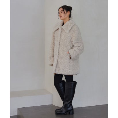 エメル リファインズ EMMEL REFINES EM curly boa MID CT （BEIGE）｜詳細画像
