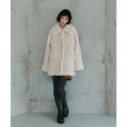 エメル リファインズ EMMEL REFINES EM curly boa MID CT （OFF WHITE）｜詳細画像