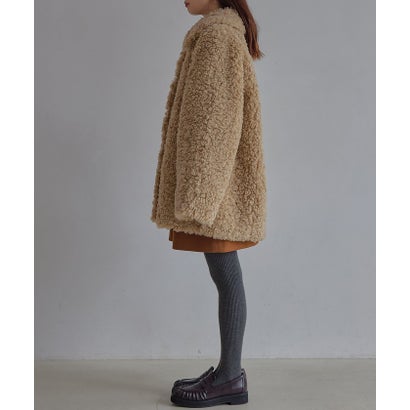 エメル リファインズ EMMEL REFINES EM curly boa MID CT （OFF WHITE）｜詳細画像