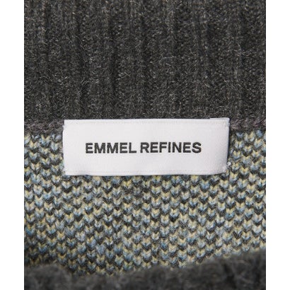 EM FLW/JQD KNIT （DK.GRAY）｜詳細画像