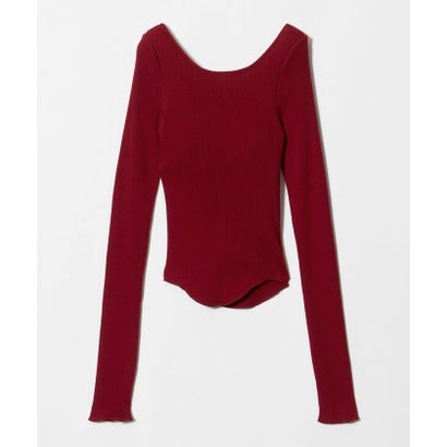 エメル リファインズ EMMEL REFINES PALM CAP IN B/NC RIB TOP （RED）｜詳細画像
