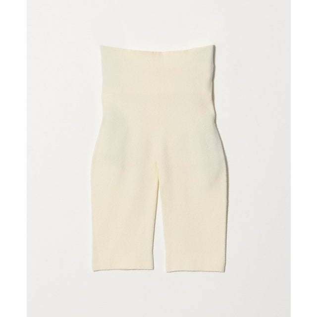 PALM FLUFFY BIKER SHORTS （OFF WHITE）