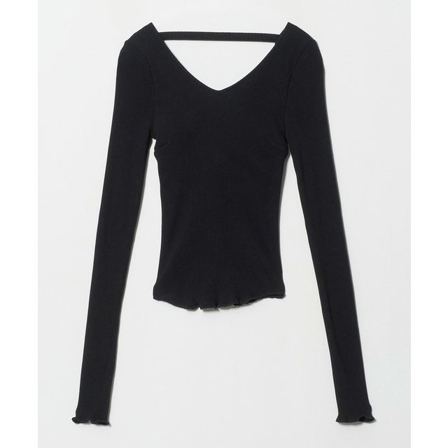PALM WIDE B/OPEN L/S PO （BLACK）