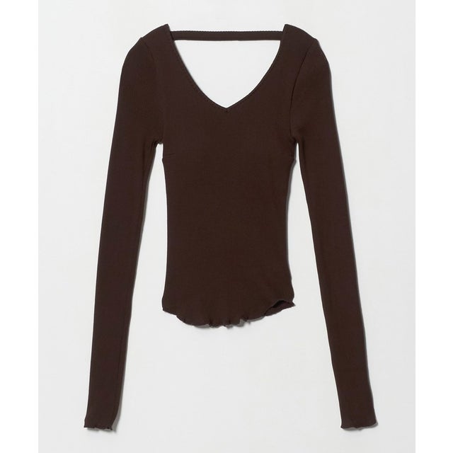 PALM WIDE B/OPEN L/S PO （DK.BROWN）