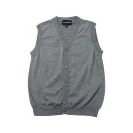 エンポリオアルマーニ ジレ ベスト グレー 54 正規品 ウール×シルク メンズ IMPORT SELECT エンポリオ アルマーニ EMPORIO ARMANI ニット ベスト