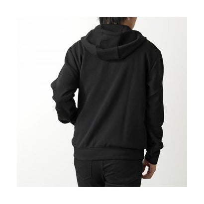 エンポリオ アルマーニ EMPORIO ARMANI EA7 EMPORIO ARMANI パーカー 8NPM20 PJ4EZ ジップアップ （1200/BLACK-ブラック）｜詳細画像