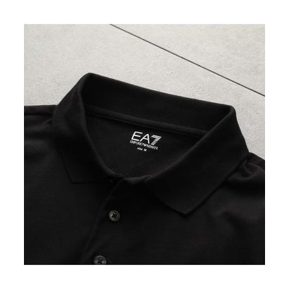 エンポリオ アルマーニ EMPORIO ARMANI EA7 EMPORIO ARMANI ポロシャツ 8NPF15 PJVQZ ストレッチ （1200/BLACK/ブラック）｜詳細画像