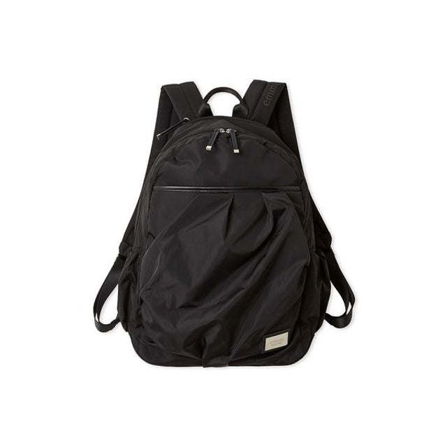 eco 撥水レザーミックスバックパック （BLK）