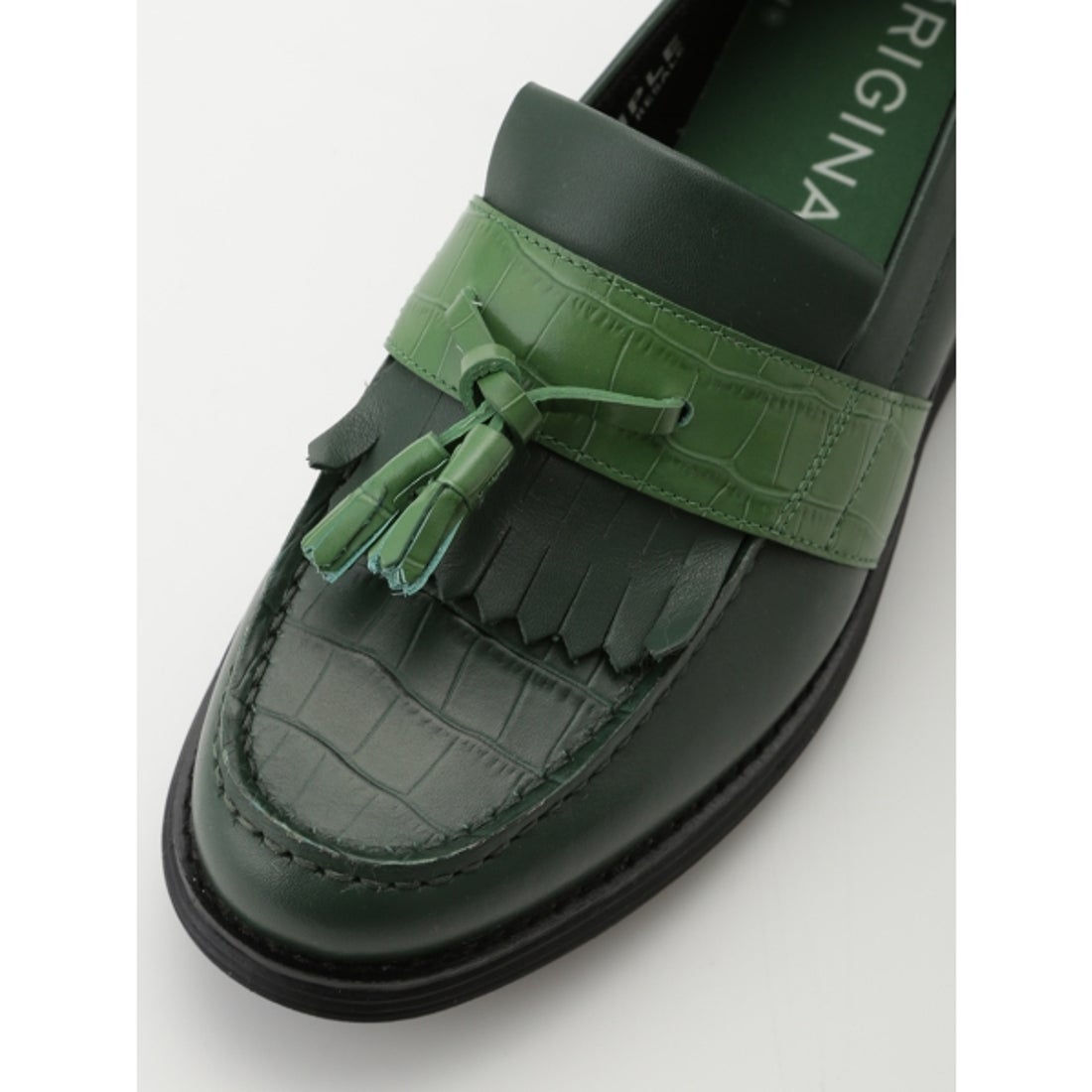 エミ emmi 【emmi×COLE HAAN】KILTIE LOAFER （GRN） -ファッション 