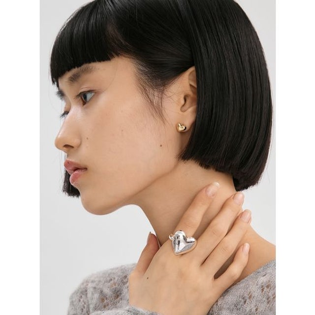 ミニハートピアス （GLD）