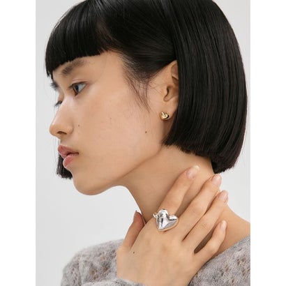 ミニハートピアス （GLD）｜詳細画像