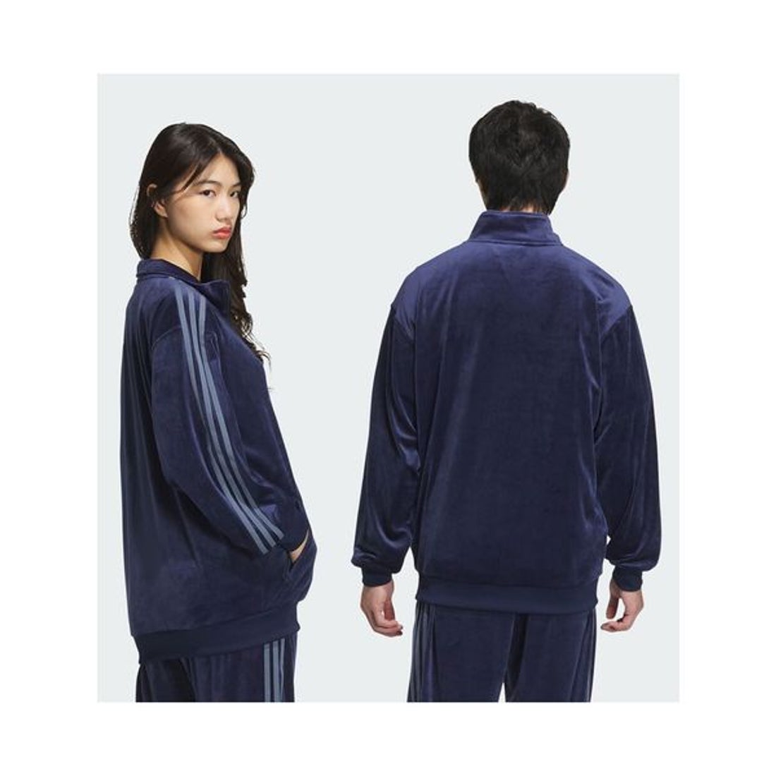エミ emmi 【adidas Originals】BECKENBAUER VELOUR TRACKTOP （NVY 