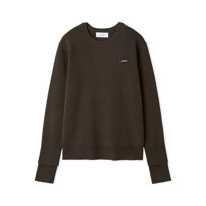 【ONLINE限定カラーあり】emmiロゴクルーネックプルオーバー （NVY）｜詳細画像