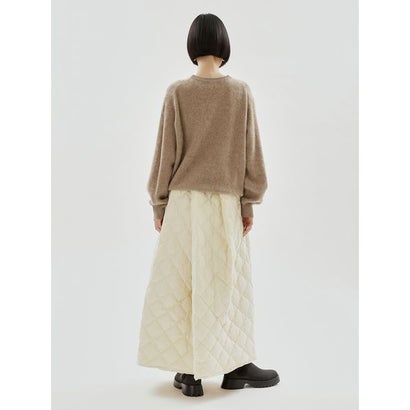 ウール混ミンク加工ニット （NVY）｜詳細画像