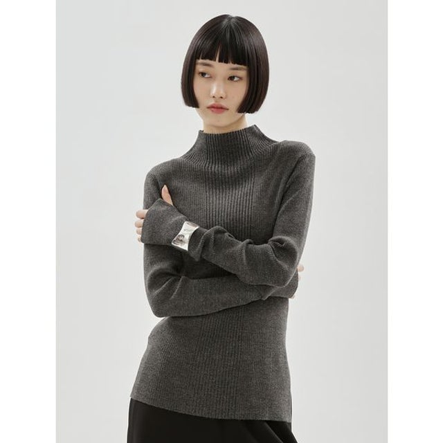 ウールシルクニット （GRY）