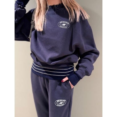 【New Balance for emmi】Reimagined Fleece Crew （NVY）｜詳細画像