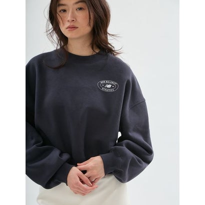 【New Balance for emmi】Reimagined Fleece Crew （NVY）｜詳細画像