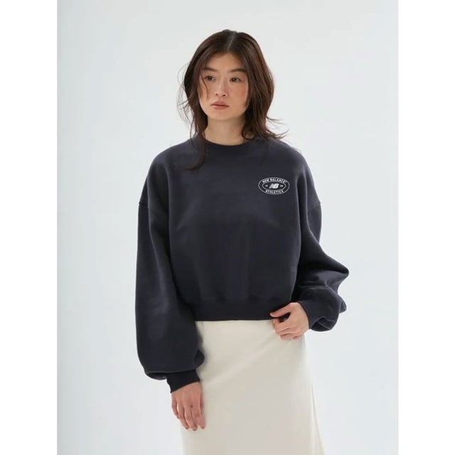 【New Balance for emmi】Reimagined Fleece Crew （NVY）