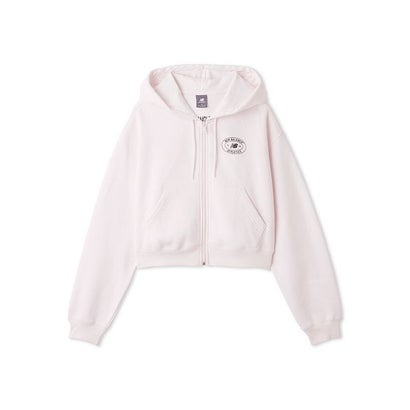 エミ emmi 【New Balance for emmi】Reimagined Fleece Full Zip Hoodie （LPNK）｜詳細画像