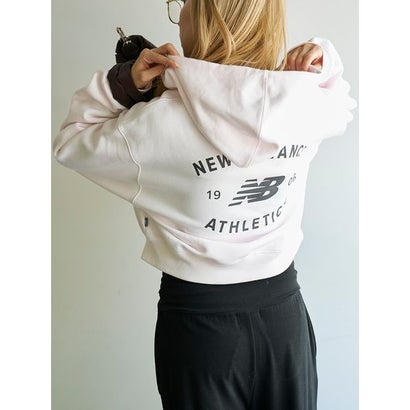 エミ emmi 【New Balance for emmi】Reimagined Fleece Full Zip Hoodie （LPNK）｜詳細画像