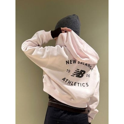エミ emmi 【New Balance for emmi】Reimagined Fleece Full Zip Hoodie （LPNK）｜詳細画像