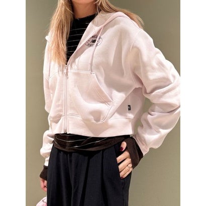 エミ emmi 【New Balance for emmi】Reimagined Fleece Full Zip Hoodie （LPNK）｜詳細画像