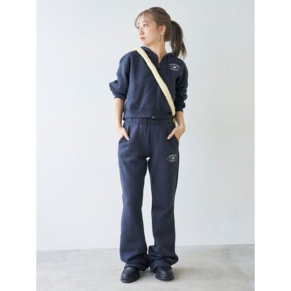 エミ emmi 【New Balance for emmi】Reimagined Fleece Full Zip Hoodie （NVY）｜詳細画像