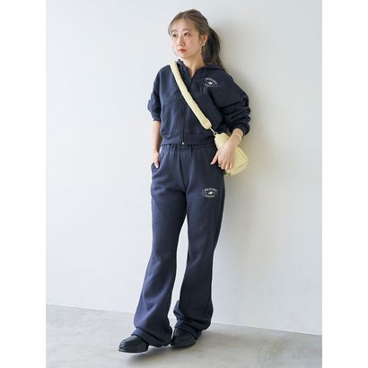 エミ emmi 【New Balance for emmi】Reimagined Fleece Full Zip Hoodie （NVY）｜詳細画像