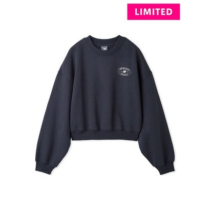 【New Balance for emmi】Reimagined Fleece Crew （NVY）｜詳細画像