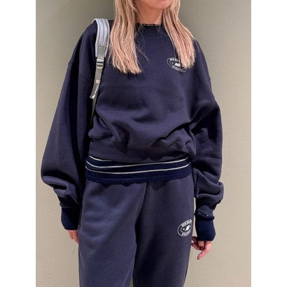 【New Balance for emmi】Reimagined Fleece Crew （NVY）｜詳細画像