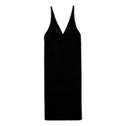 ベロアキャミワンピース （BLK）｜詳細画像