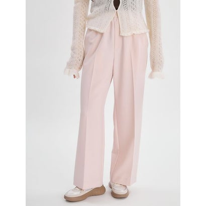 emmiロゴゴムジャガード裏起毛パンツ （BLK）｜詳細画像