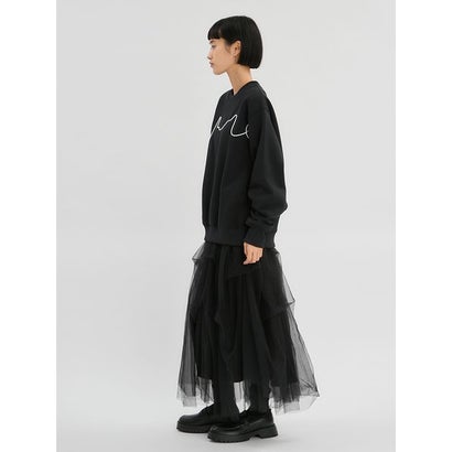 チュールボリュームスカート （BLK）｜詳細画像