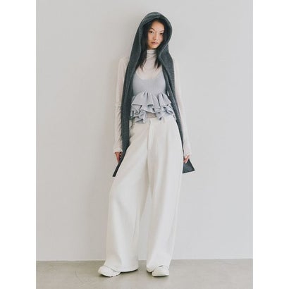 裏起毛スウェットワイドパンツ【セットアップ対応】 （OWHT）｜詳細画像