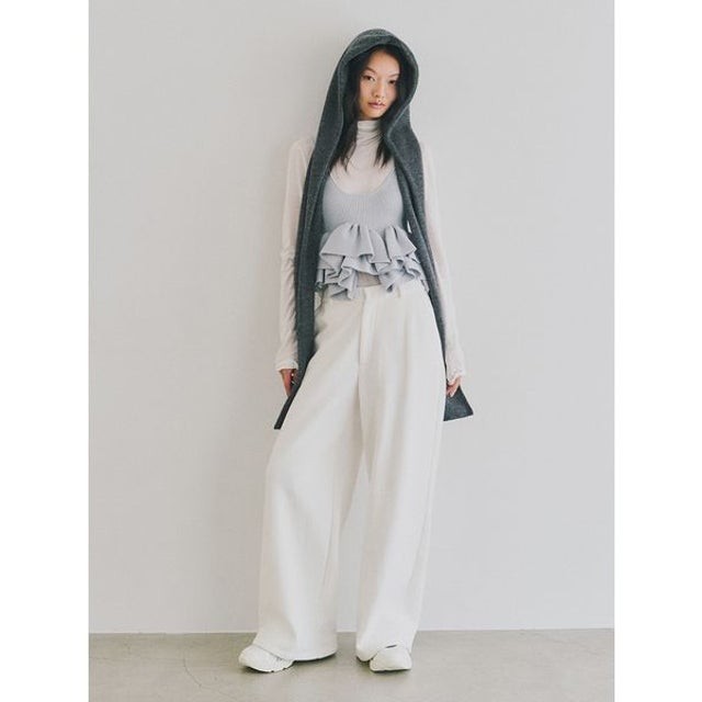 裏起毛スウェットワイドパンツ【セットアップ対応】 （OWHT）