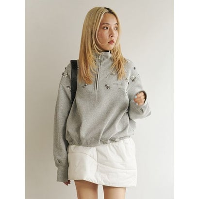 エミ emmi eco キルティングミニスカート （OWHT）｜詳細画像