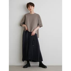 【atelier】ベルト付きプリーツスカート （BLK）