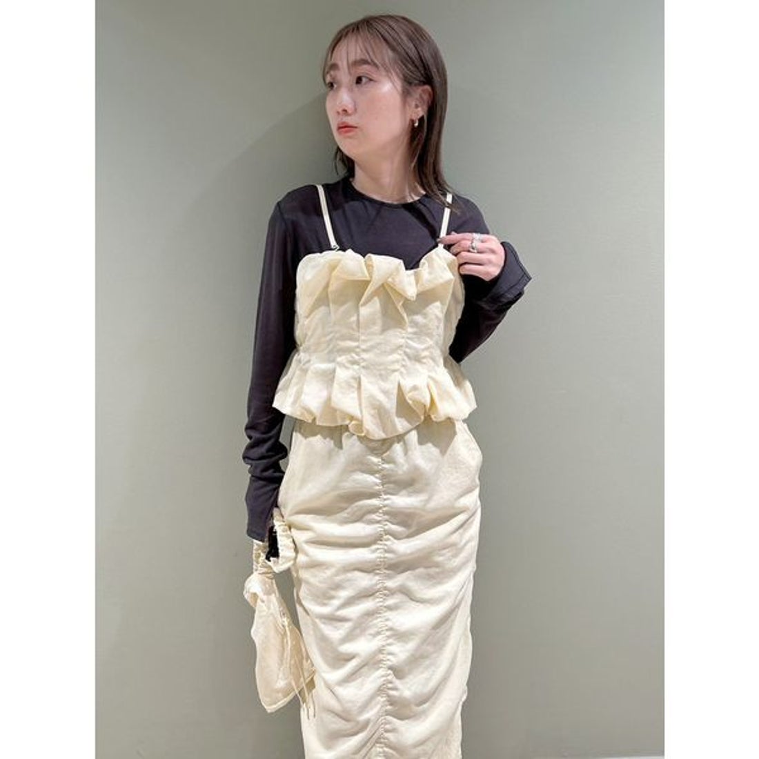 エミ emmi 【emmi atelier】ナイロンビスチェ （PPL） -靴 
