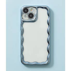 エモニーク emonique メタリック ウェーブフレーム クリア iPhone