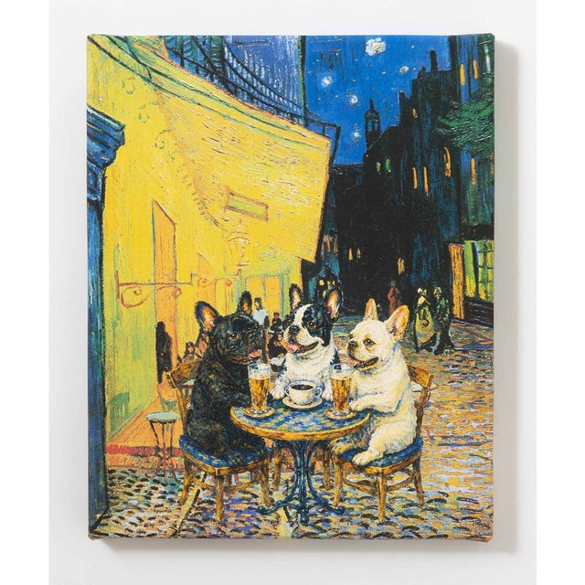 世界の名画 フレンチブル アートアートキャンバス （B）