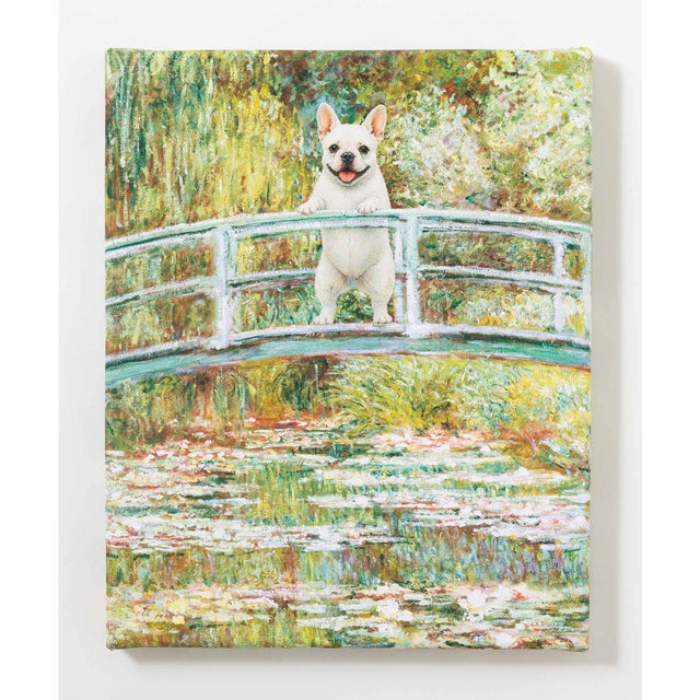 世界の名画 フレンチブル アートアートキャンバス （A）